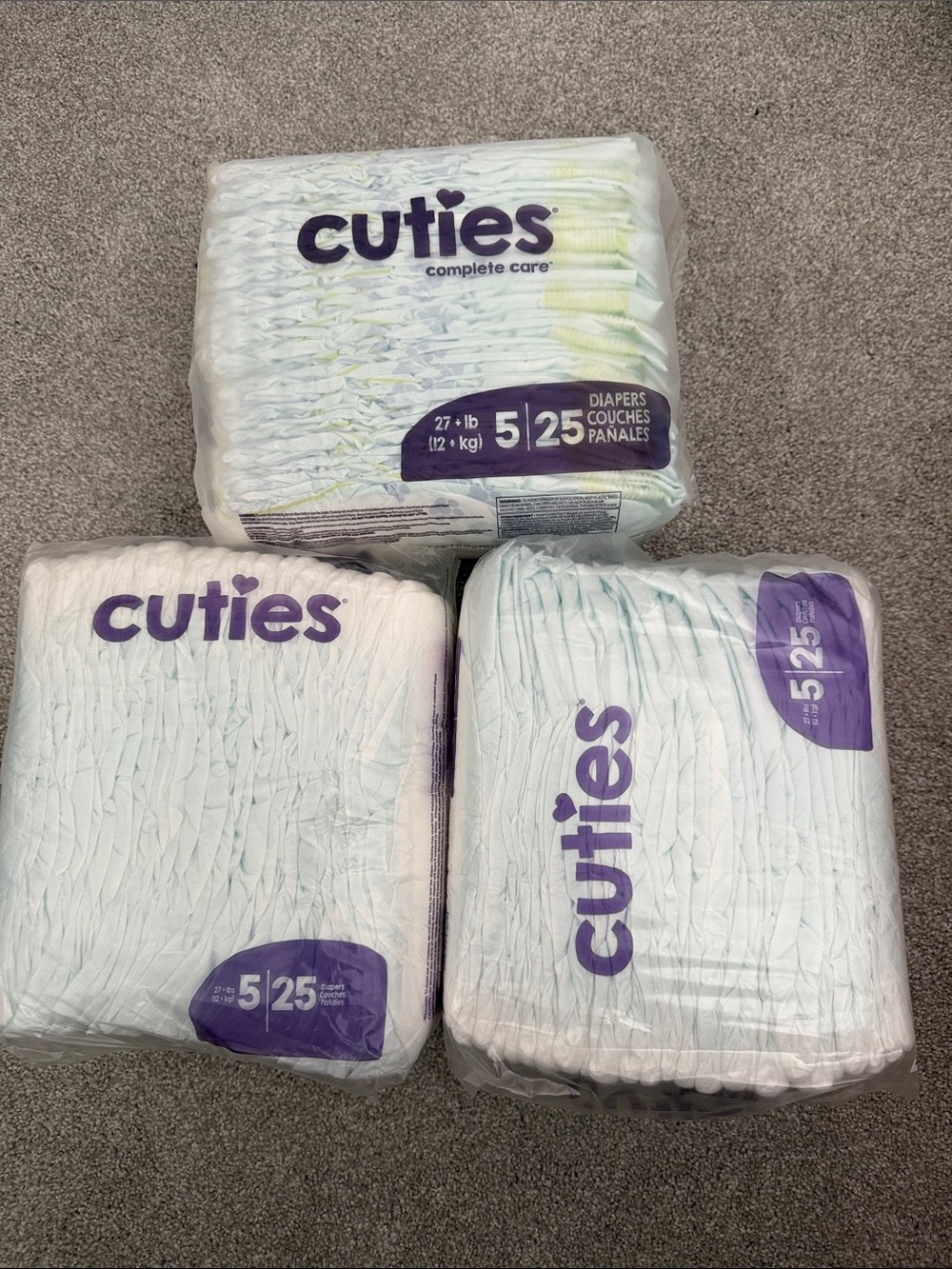 Cuties Baby Diapers Pack - unopened